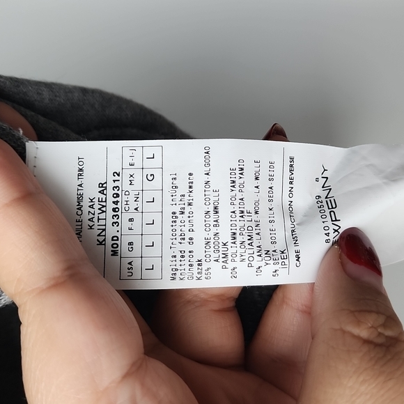 Pennyblack Butterfly Stripe Intarsia Knit Sweater - Picture 5 of 7